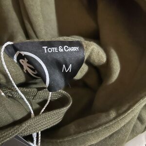 Tote & Carry Olive Green Hoodie